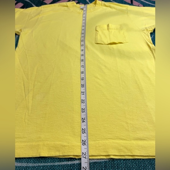 Vintage BVD Single Stitch Blank Plain Basic Crewneck Pocket Tshirt - Picture 8 of 9